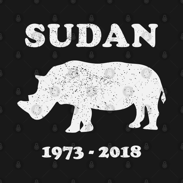 RIP SUDAN, World's Last Male Northern White Rhino by ahmed4411