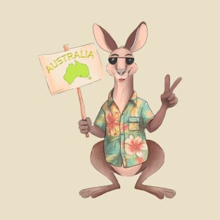 Kangaroo Sign T-Shirt