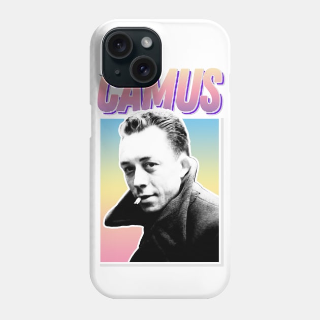 ALBERT CAMUS Philosophy Graphic Design Hipster Statement Tee Phone Case by DankFutura