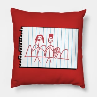 Max and Lucas Forever Drawing Pillow