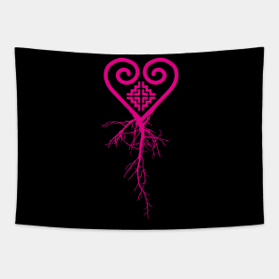 Hmoob Roots - MAGENTA Tapestry