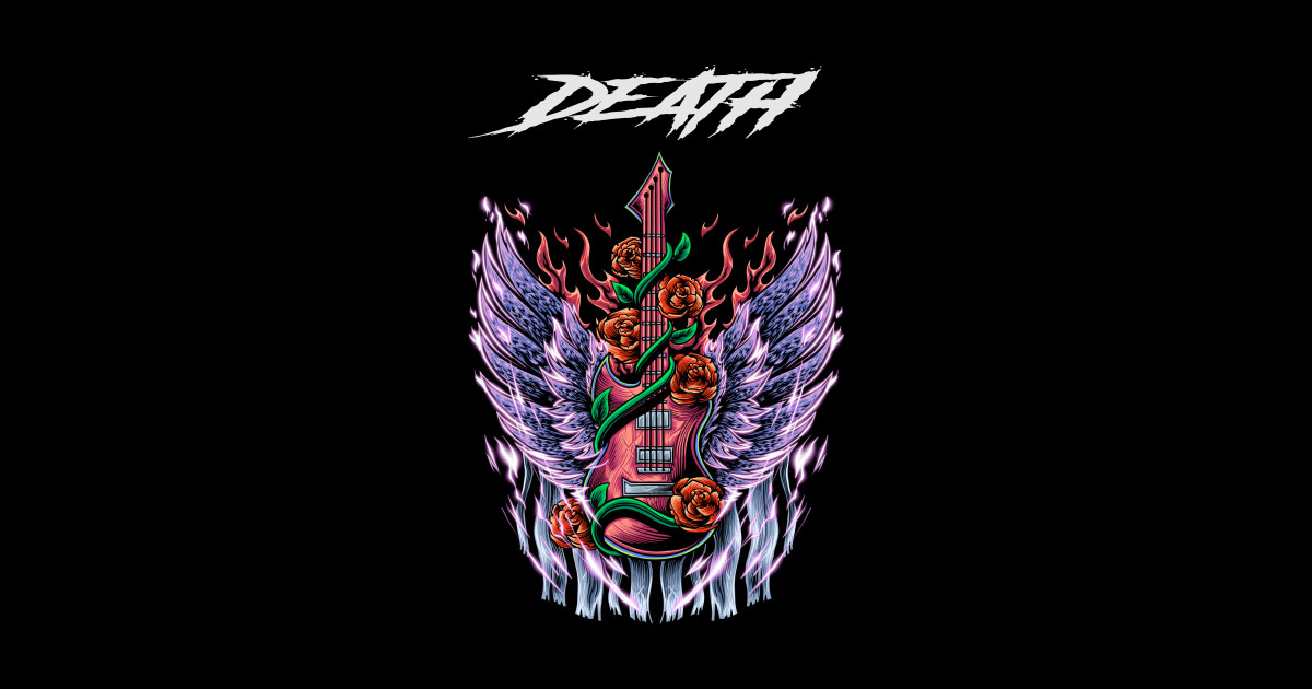 DEATH VTG FAN ART - Death Vtg Fan Art - Sticker | TeePublic