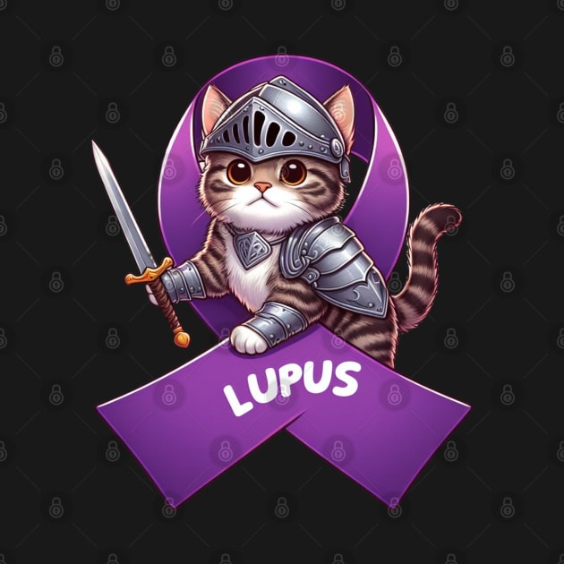 Cute Cat Lupus Awareness Warrior: Fighting for a Cause by Divineshopy