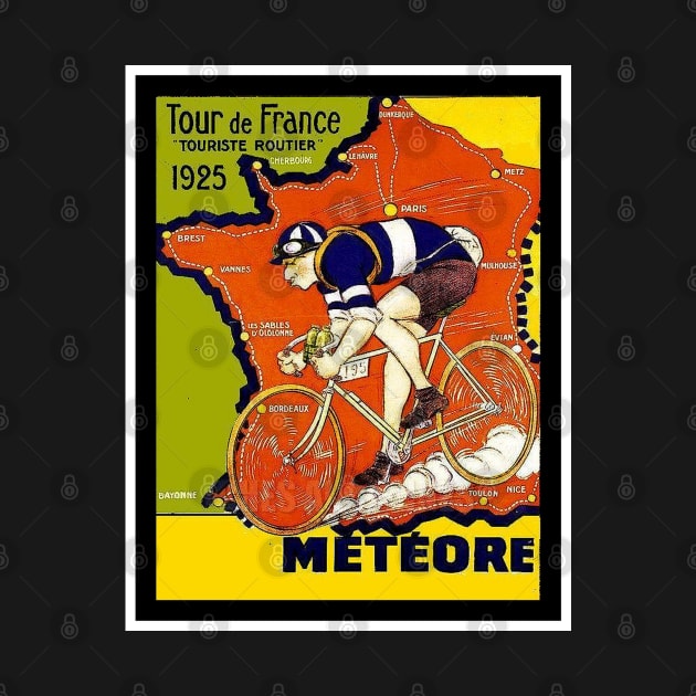 Tour De France Vintage 1925 Bicycle Racing Print by posterbobs