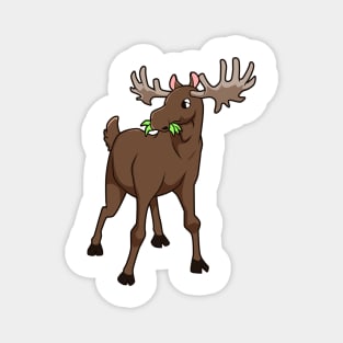 Kawaii Moose Magnet