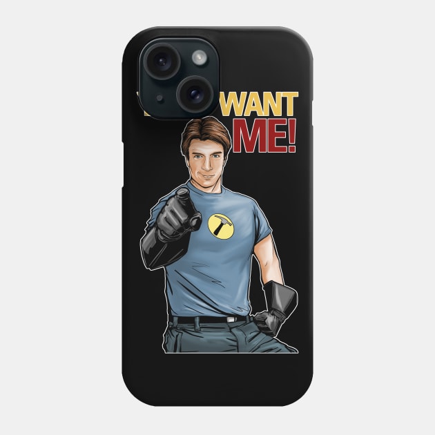 Captain Hammer Phone Case by PatrickScullin