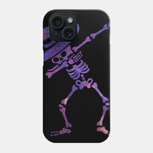 sKULL DIA DE MUERTOS DAB SPACE Phone Case by GeekCastle