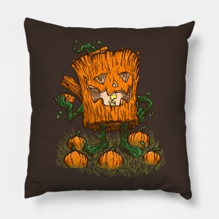 The Pumpkin Log Pillow