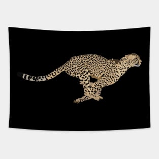 Running Cheetah Tapestry