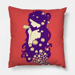 Happy Thought Bubbles Pillow