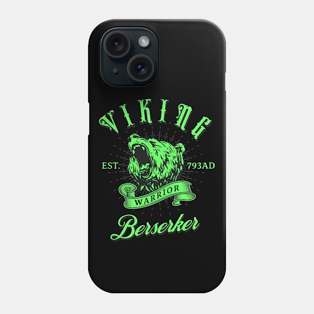 Berserker Viking Phone Case by Scar