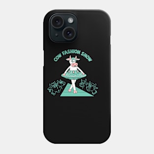 Cow fashion show Phone Case