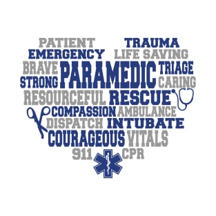 PARAMEDIC HEART T-Shirt