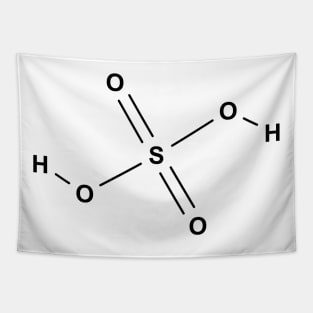 Sulfuric Acid - H2SO4 Tapestry