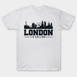Awesome London Is Calling Skyline T-Shirt Awesome London Is Calling Skyline T-Shirt
