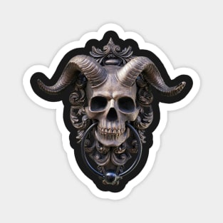 Horned Skull Magnet