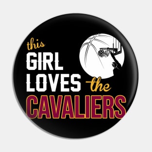 Sports this girl loves cava liers basketball Pin