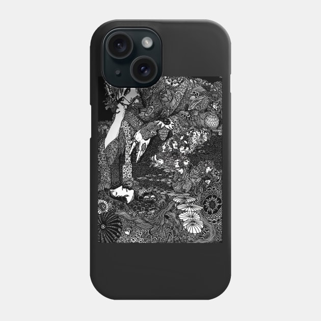 Morella - Harry Clarke for E.A. Poe Phone Case by forgottenbeauty