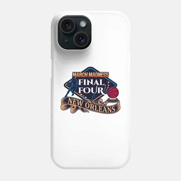 MARCH MADNESS FINAL STYLE | HI-RES ART PRINTS Phone Case by VISUALUV