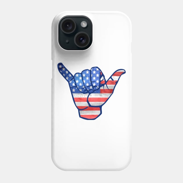 Shaka USA Phone Case by MadEDesigns