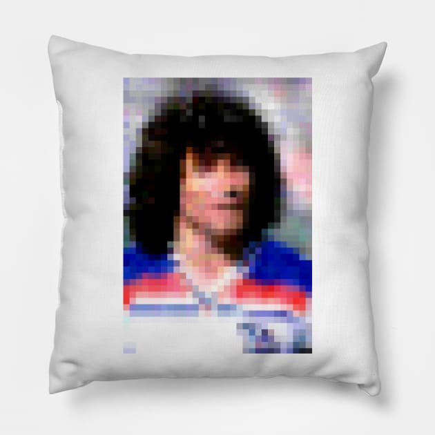 Kevin Keegan / Espana 82 / Retro Pixel Art Pillow by DankFutura