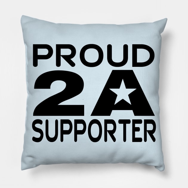 Proud 2A Supporter Pillow by Illustratorator