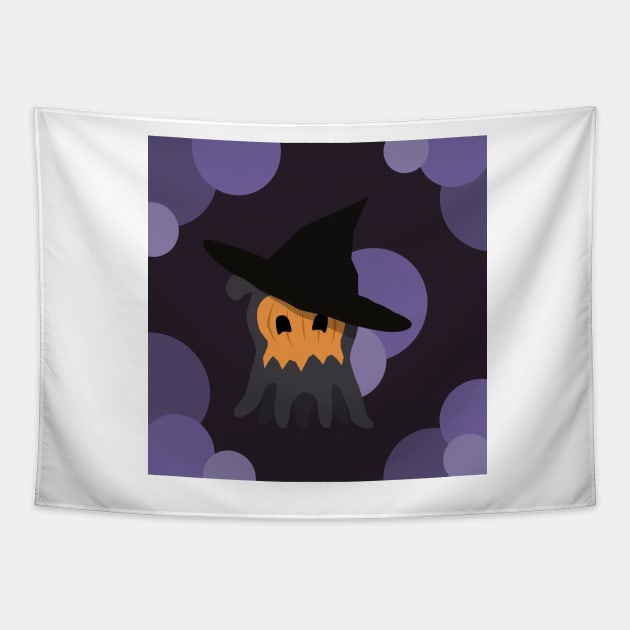 Witch Flapjack Octopus Tapestry by OctopodArts