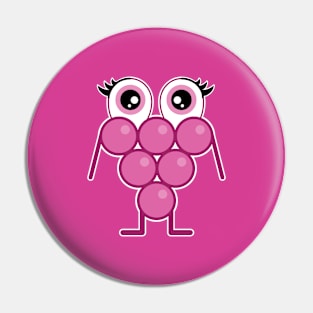 Funny Grapes Pin