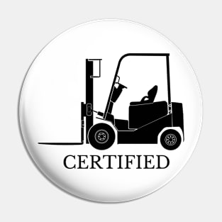 Forklift Certified Pin