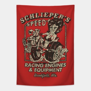 Schlieper’s Speed Shop Tapestry