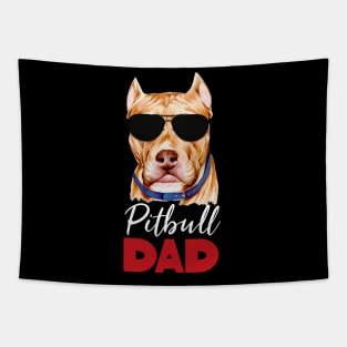 Pitbull Dad Tapestry