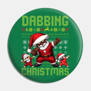Dabbing Christmas Pin