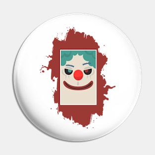 Scary clown Monster Pin