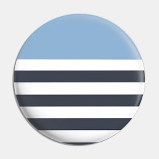 Light blue with navy stripe pattern Pin