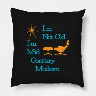 Mid Century Modern T-Shirt for Middle Age MCM Hipsters Pillow