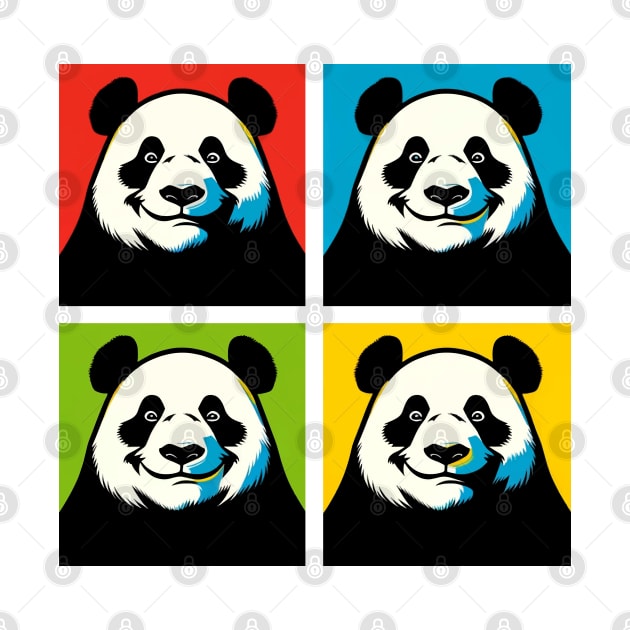 Pop Smirk Panda - Funny Panda Art by PawPopArt