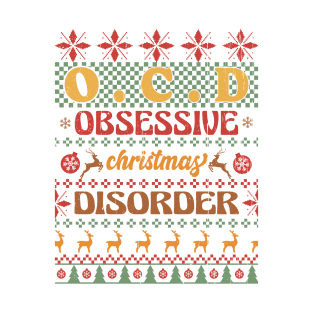 OCD Obsessive Christmas Disorder T-Shirt