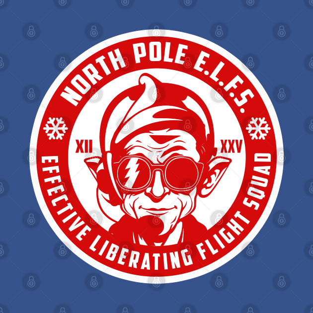 North Pole E.L.F.S. (Red) by PopCultureShirts