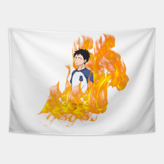 Fire Force Shinra Kusakabe Devils Foot Fire Force Anime Tapestry Teepublic