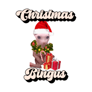 Christmas Bingus Meme - Funny Beloved Bingus Cat Design T-Shirt