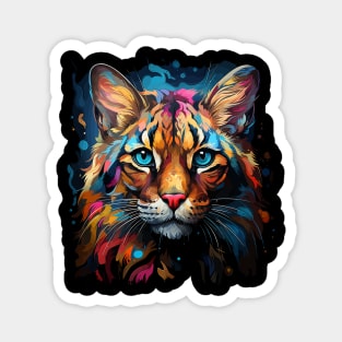 Ocelot Rainbow Magnet