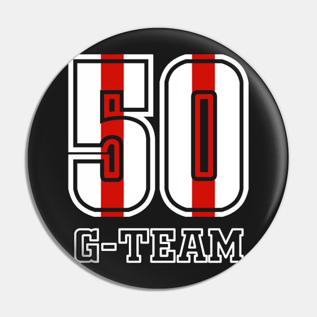 50 G - TEAM Pin by Binsagar