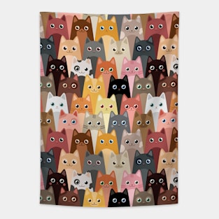 Cats Pattern Tapestry