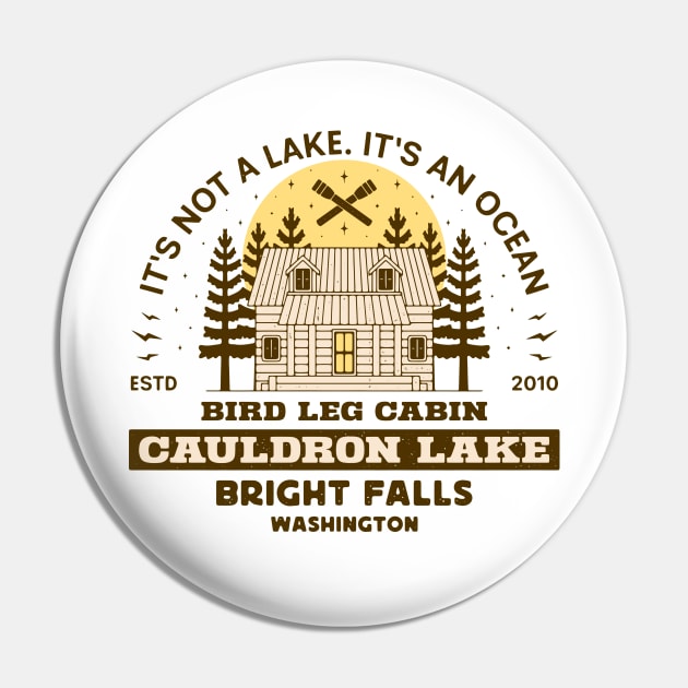 Cauldron Lake Cabin Pin by Lagelantee