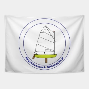 Optimist Sailing Dinghy Tapestry