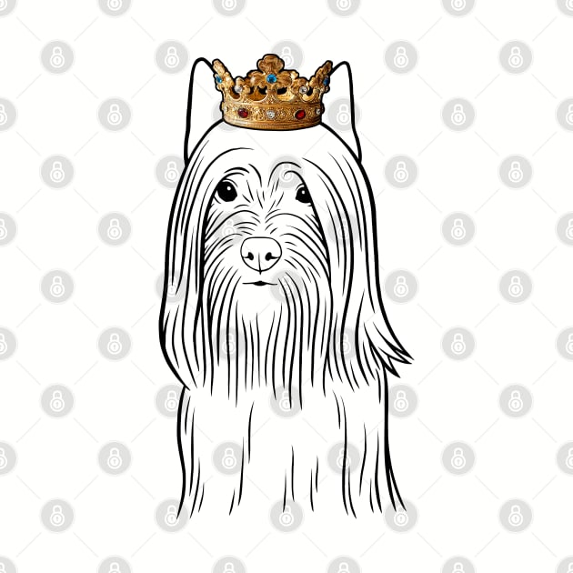 Silky Terrier Dog King Queen Wearing Crown by millersye