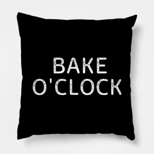 It's Bake O'clock Pillow