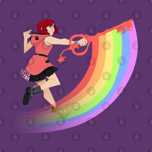 Rainbow Kairi by VenaCoeurva