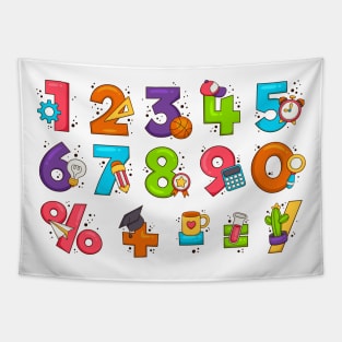 Mathematical Symbols Tapestry