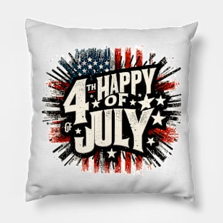 Happy 4th of July Pillow